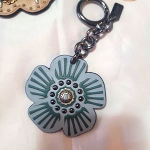 Coach Tea Rose Bag Charm